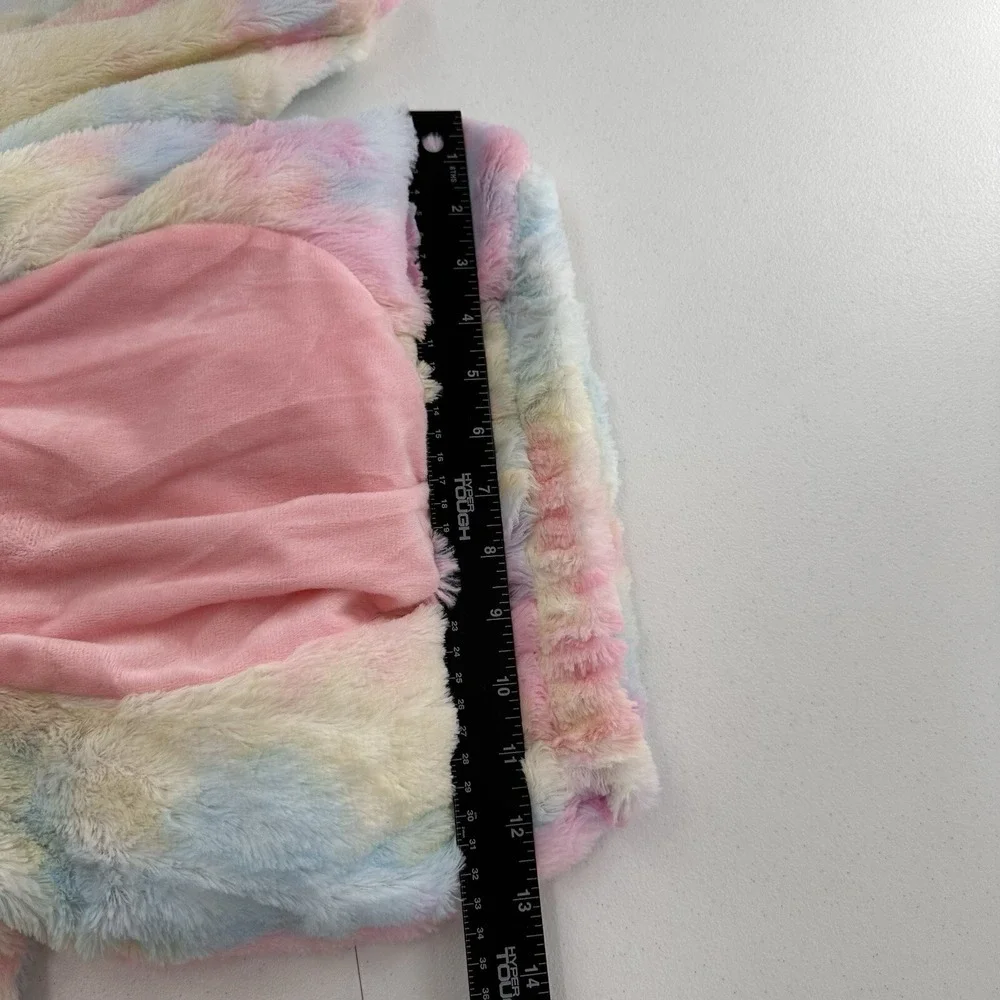 Target Unicorn‎ Halloween Bodysuit  Costume Rainbow 12-18 Months Faux Fur Baby